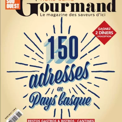Léonie dans le Hors-Série Gourmand du Sud-Ouest 2019