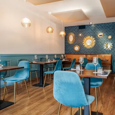 Le restaurant Léonie à Biarritz - Intérieur côté restaurant